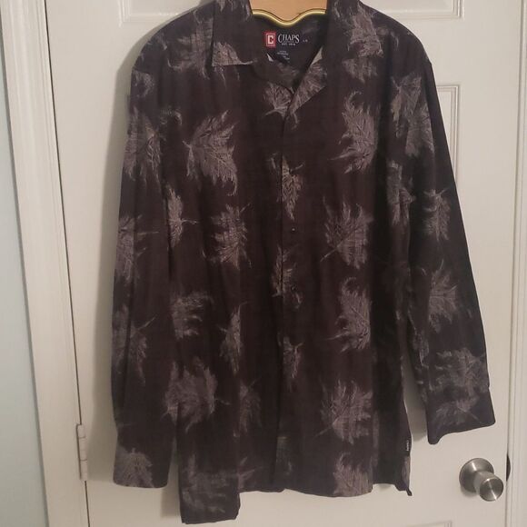 Chaps Ralph Lauren Mens Button Down Shirt Size Large - Picture 1 of 5